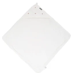 Flash Sale Childhome Baby Badcape + Washandje - 80X80 Cm - Jersey - Hearts