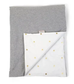 Store Childhome Babydeken - 80X100 Cm - Jersey - Gold Dots