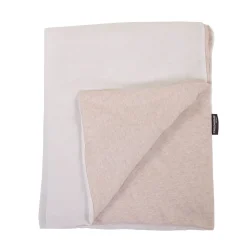 Cheap Childhome Babydeken - 80X100 Cm - Jersey Melange Beige / Mousseline Teddy