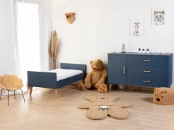Sale Childhome Bold Blue - Meegroeibed - 70X140 Cm + Zijlatten