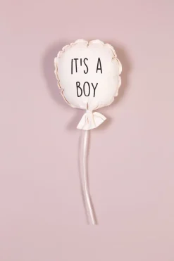 Hot Childhome Canvas Ballon - It'S A Boy - Muurdecoratie - 35X26X8 Cm