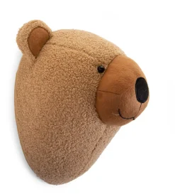 Online Childhome Dierenkop Teddybeer - Vilt - Muurdecoratie