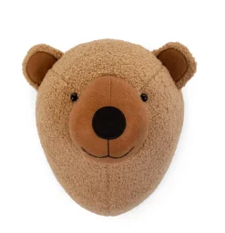 Online Childhome Dierenkop Teddybeer - Vilt - Muurdecoratie