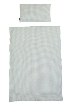 Outlet Childhome Donsovertrek + Kussensloop - 100X140 Cm - Jersey - Forest - Tetra Vichy