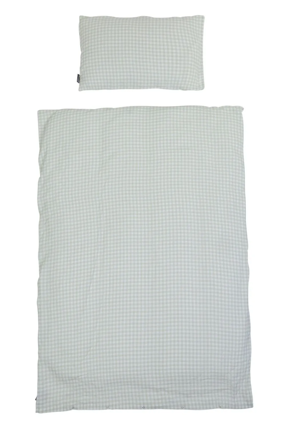 Outlet Childhome Donsovertrek + Kussensloop - 100X140 Cm - Jersey - Forest - Tetra Vichy