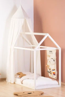 Flash Sale Childhome Donsovertrek + Kussensloop - 100X140 Cm - Jersey Melange Beige / Mousseline Teddy
