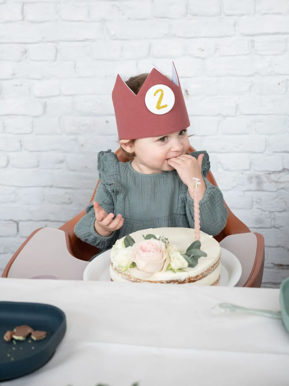 Store Childhome Evolu Eettablet - Abs - Roest + Siliconen Placemat