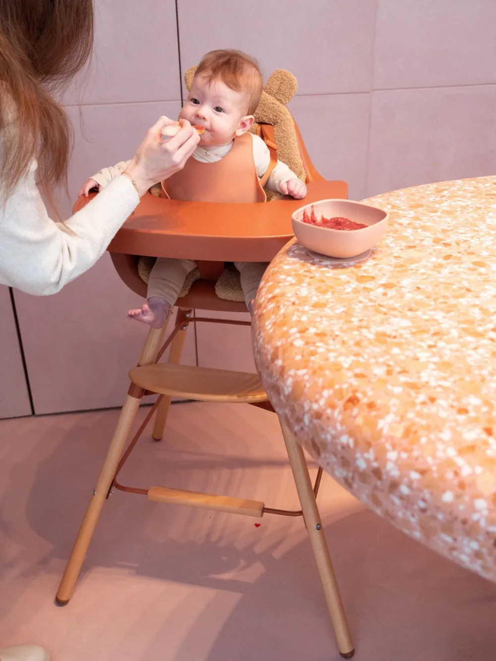 Store Childhome Evolu Eettablet - Abs - Roest + Siliconen Placemat