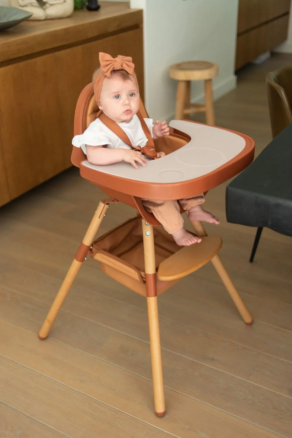 Store Childhome Evolu Eettablet - Abs - Roest + Siliconen Placemat