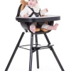 Shop Childhome Evolu Eettablet - Abs - Zwart + Siliconen Placemat