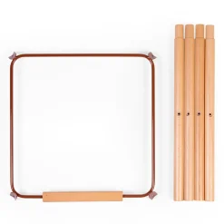 Online Childhome Evolu Extra Set Lange Poten + Voetsteun - Hout - Roest