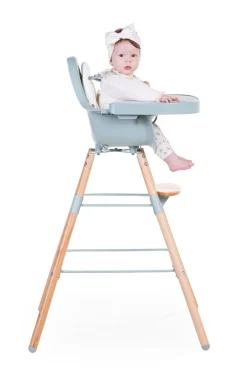 Sale Childhome Evolu Extra Set Lange Poten + Voetsteun - Hout - Munt