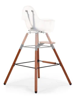 Flash Sale Childhome Evolu Extra Set Lange Poten + Voetsteun - Hout - Donker Naturel Zwart