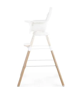 Shop Childhome Evolu Extra Set Lange Poten + Voetsteun - Hout - Naturel Wit