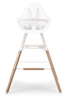 Shop Childhome Evolu Extra Set Lange Poten + Voetsteun - Hout - Naturel Wit