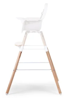 Shop Childhome Evolu Extra Set Lange Poten + Voetsteun - Hout - Naturel Wit