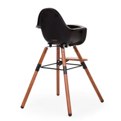 Clearance Childhome Evolu Kinderstoel - Verstelbaar In Hoogte (50-75 Cm/*90 Cm) - Walnoot/Zwart