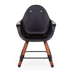 Clearance Childhome Evolu Kinderstoel - Verstelbaar In Hoogte (50-75 Cm/*90 Cm) - Walnoot/Zwart