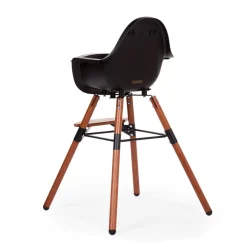 Clearance Childhome Evolu Kinderstoel - Verstelbaar In Hoogte (50-75 Cm/*90 Cm) - Walnoot/Zwart