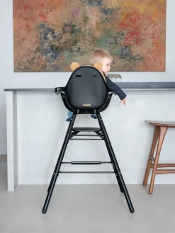Outlet Childhome Evolu Kinderstoel - Verstelbaar In Hoogte (50-75 Cm/*90 Cm) - Zwart