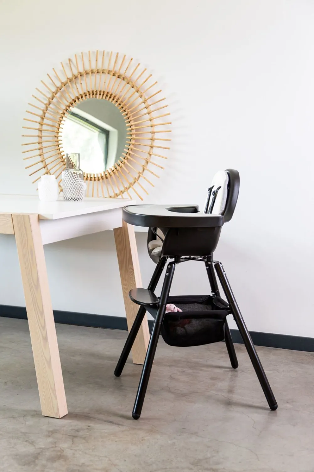 Outlet Childhome Evolu Mandje Sandwich Mesh - Zwart