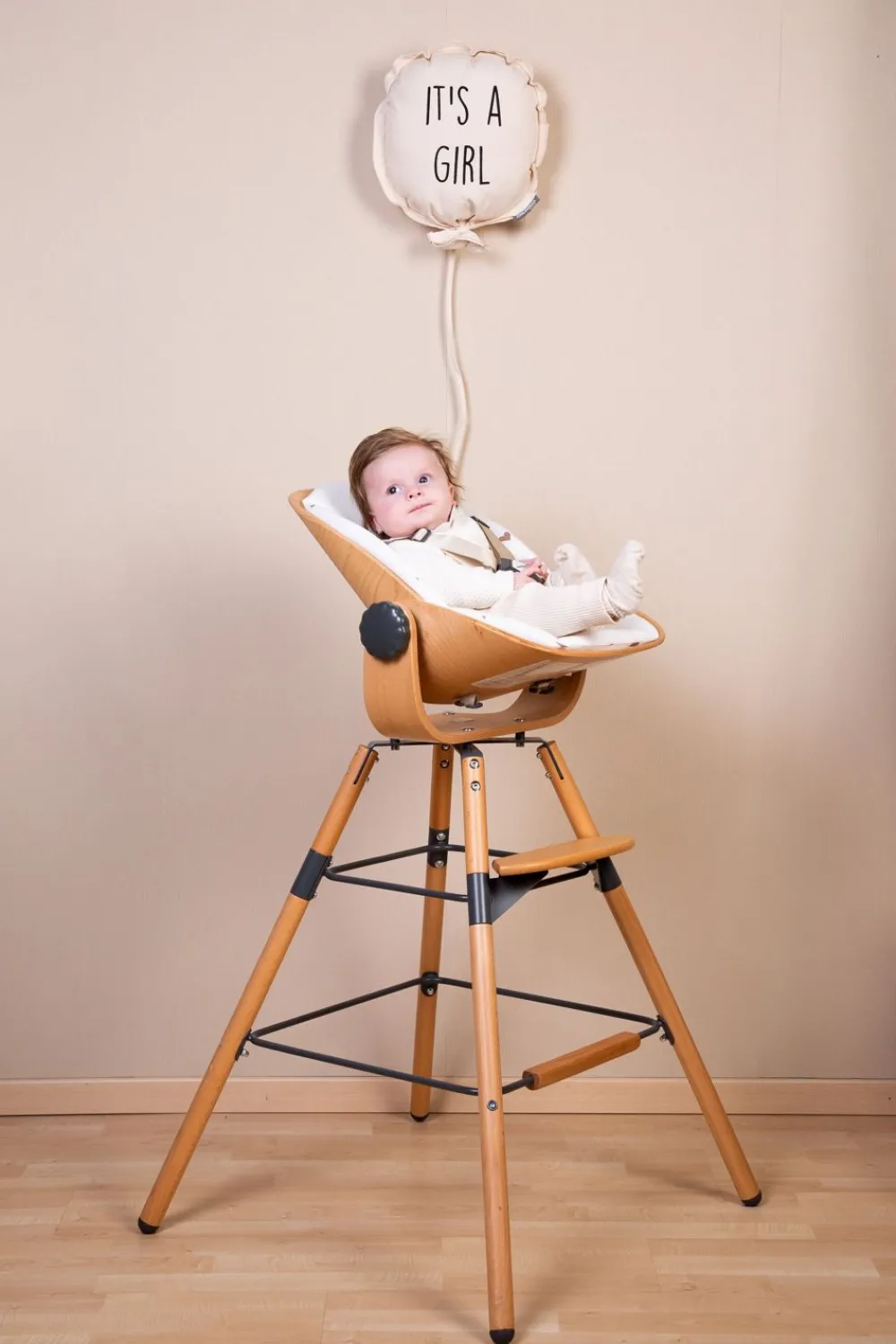 Hot Childhome Evolu Newborn Seat Voor Evolu 2 + One.80° - Hout - Naturel Antraciet
