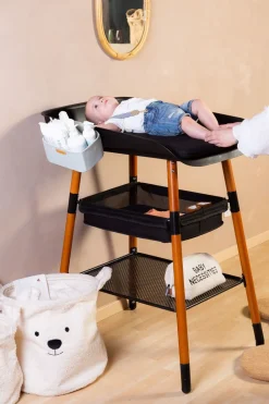 Best Sale Childhome Evolux Verzorgingstafel - Walnoot / Zwart