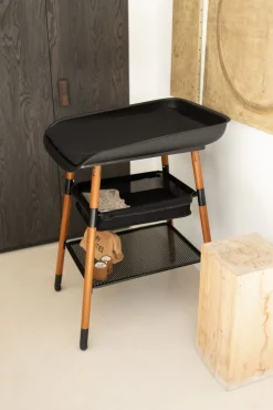 Best Sale Childhome Evolux Verzorgingstafel - Walnoot / Zwart