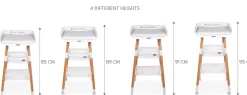 New Childhome Evolux Verzorgingstafel - Naturel Wit