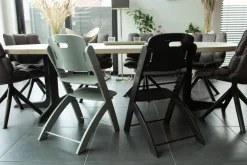 Outlet Childhome Evosit Meegroeistoel + Eettablet - Zwart