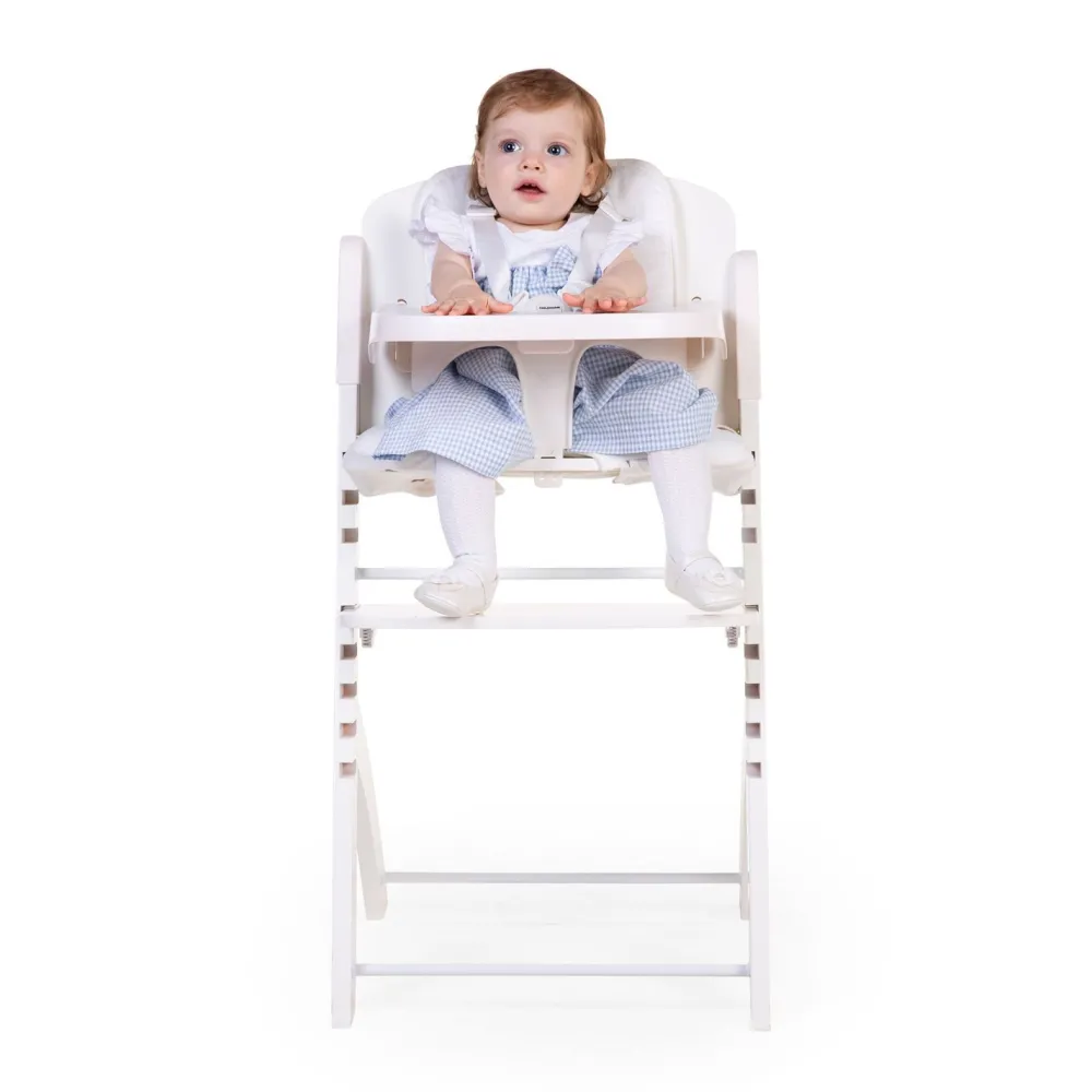 Outlet Childhome Evosit Meegroeistoel + Eettablet - Wit