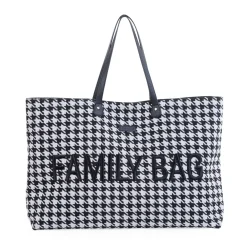 Best Childhome Family Bag Pied De Poule - Zwart