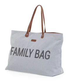 Fashion Childhome Family Bag Verzorgingstas - Canvas - Grijs