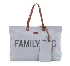 Fashion Childhome Family Bag Verzorgingstas - Canvas - Grijs