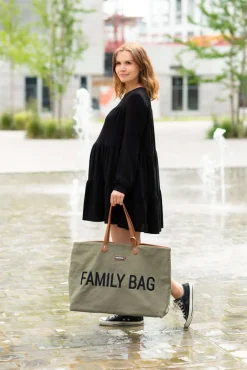 Shop Childhome Family Bag Verzorgingstas - Canvas - Kaki