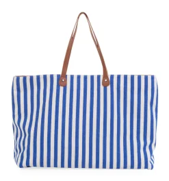 Online Childhome Family Bag Verzorgingstas - Stripes - Electric Blue/Light Blue