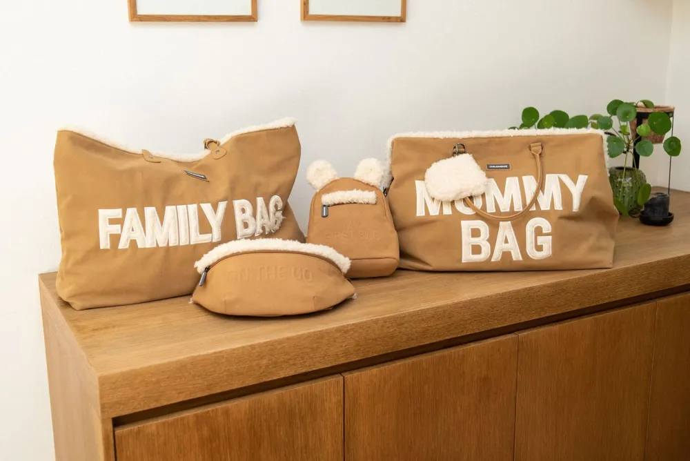 Clearance Childhome Family Bag Verzorgingstas - Suede-Look