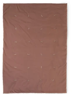 Outlet Childhome Gewatteerd Deken - 140X100 Cm - Jersey Polystar - Roest