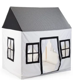 Sale Childhome Groot Speelhuis - 125X95X145 Cm - Katoen Polyester - Zwart Wit