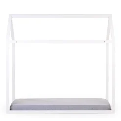 Fashion Childhome Huis Bed - 70X140 Cm - Ecru