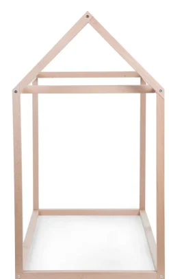 Clearance Childhome Huis Bed - 70X140 Cm - Hout - Naturel Ja, Graag Met Lattenbodem