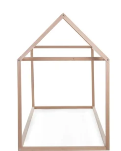Outlet Childhome Huis Bed - 90X200 Cm - Hout - Naturel Ja, Graag Met Lattenbodem