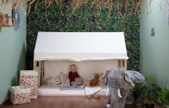 Outlet Childhome Huis Bed - 90X200 Cm - Hout - Naturel Ja, Graag Met Lattenbodem