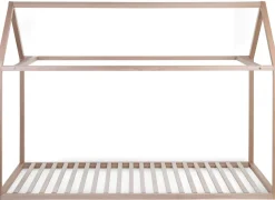 Outlet Childhome Huis Bed - 90X200 Cm - Hout - Naturel Ja, Graag Met Lattenbodem