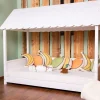 Sale Childhome Huis Bed Met Dak - 90X200 Cm - Hout - Wit