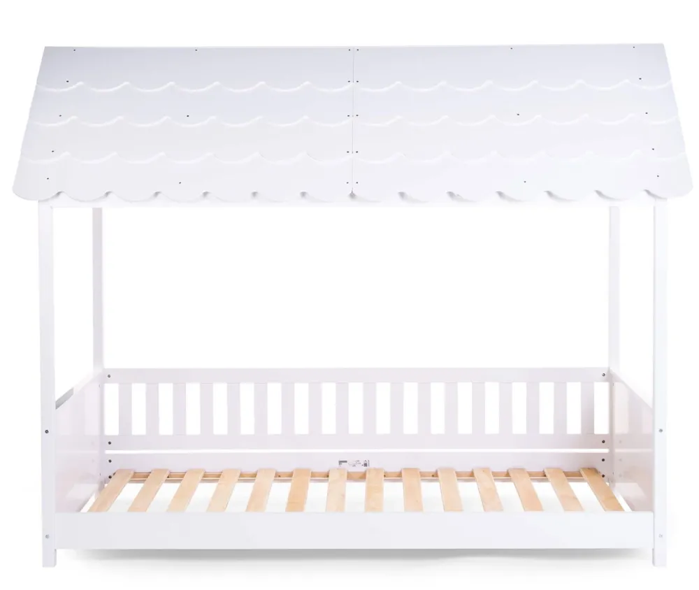 Sale Childhome Huis Bed Met Dak - 90X200 Cm - Hout - Wit