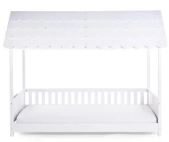 Sale Childhome Huis Bed Met Dak - 90X200 Cm - Hout - Wit