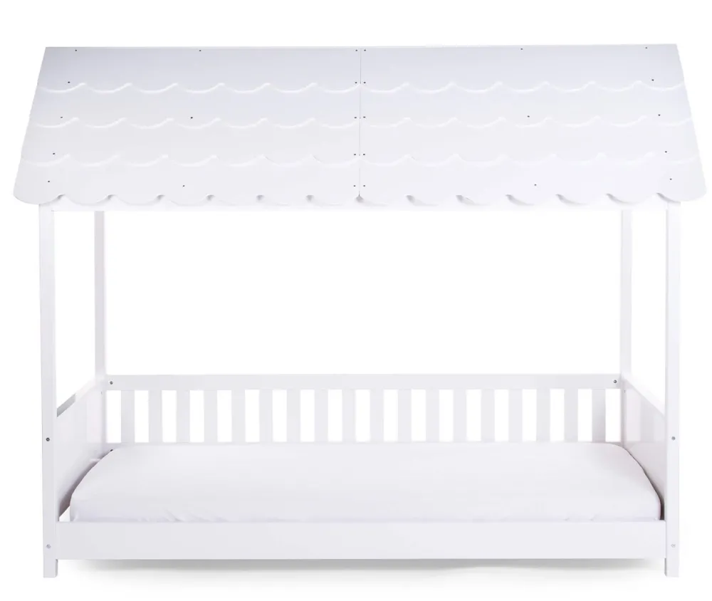 Sale Childhome Huis Bed Met Dak - 90X200 Cm - Hout - Wit