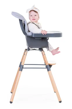 Hot Childhome Konijn Stoelverkleiner Universeel - Jersey - Grijs