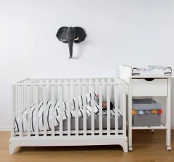 Clearance Childhome Meegroeibed Ref 17 + Frame - 70X140 Cm - Mdf Hout - Wit